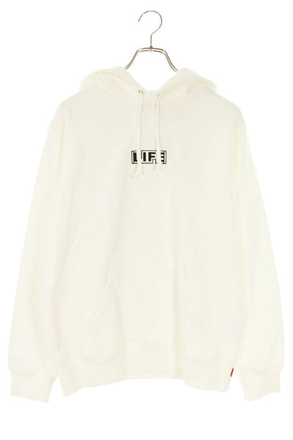 Supreme 19SS Gilbert&George DEATH Hooded Sweatshirt White Size S