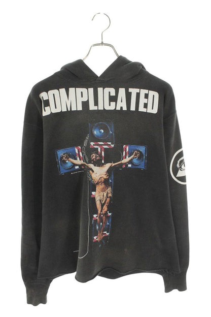 Saint Michael 23AW Vintage Pullover Hoodie Black Size S