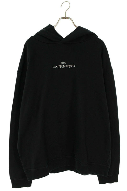 Vintage Maison Margiela Tops - Maison Margiela Logo Embroidered Pullover Hoodie Size L - Authentic Archive