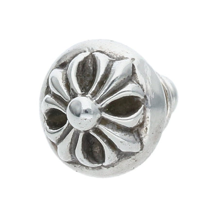 Chrome Hearts Cross Ball Stud Earring Silver (Silver 1.64g)