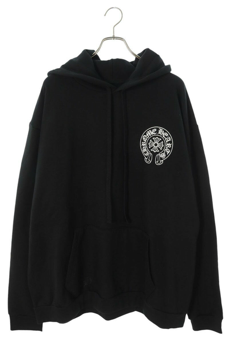 Chrome Hearts SWTSHRT PLVR LTD Horseshoe Print Pullover Hoodie Black Size XXL