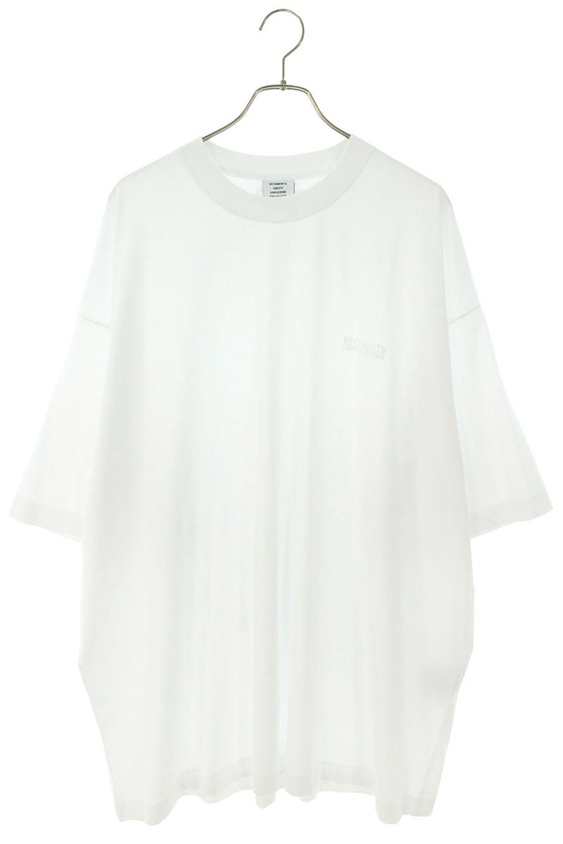Vetements 24AW embroidery Logo T-Shirt White Size L