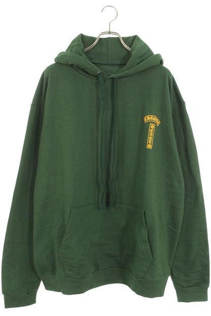Chrome Hearts SWTSHRT PLV Logo Hoodie Green x Yellow Size XL