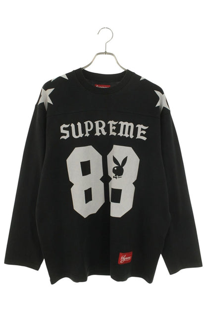 Supreme x Playboy 26SS Playboy L S Football Top Black Size L