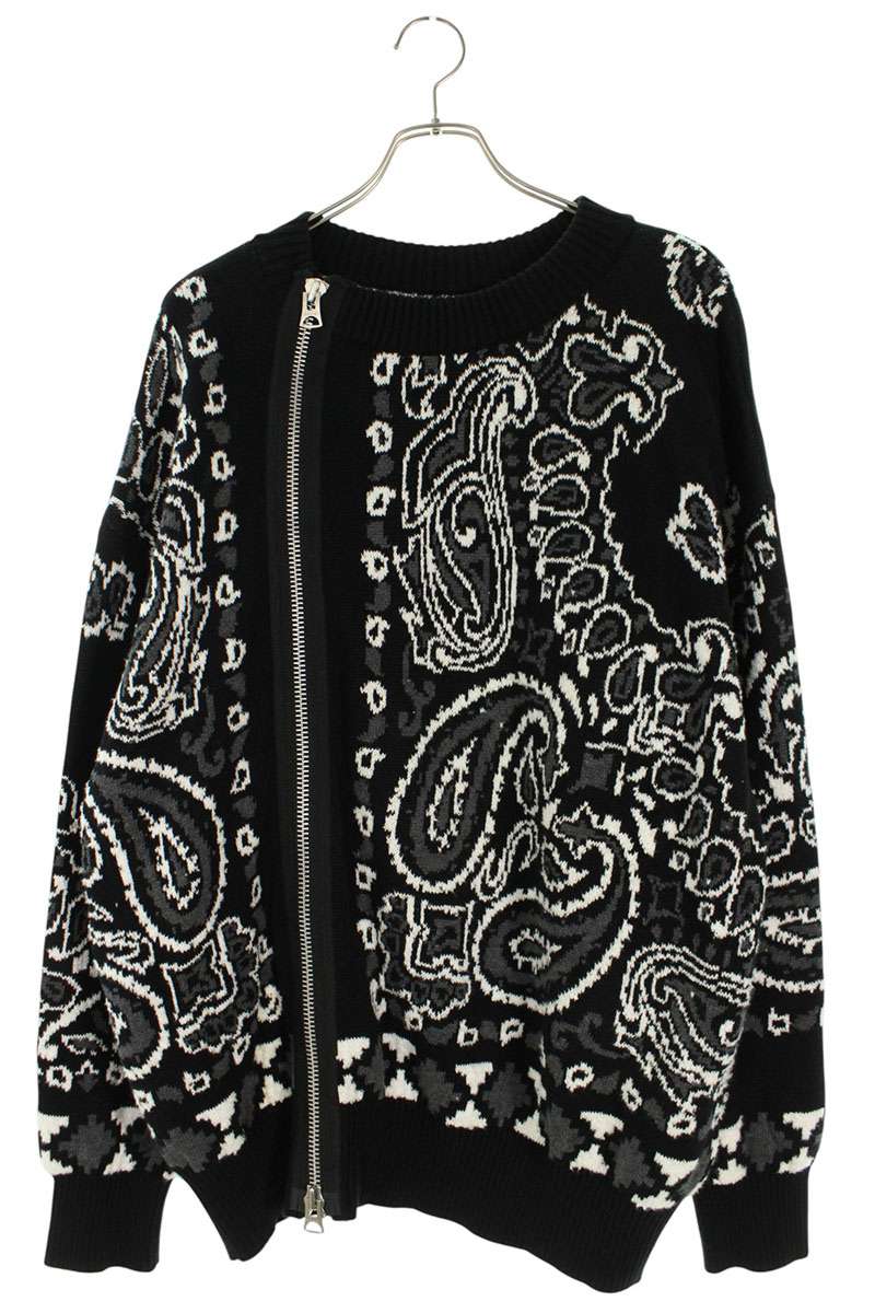 Sacai 22SS Knit Sweater Black Size L