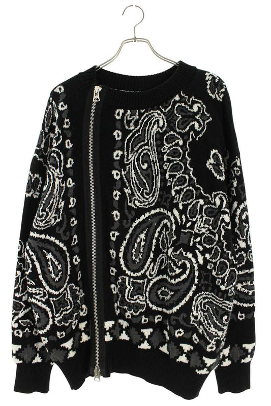 Sacai 22SS Knit Sweater Black Size L