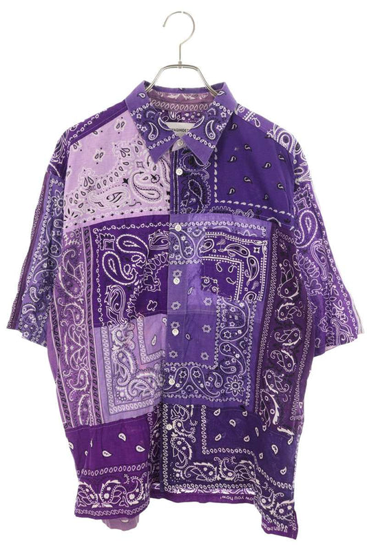 MIYAGIHIDETAKA Bandana Print Shirt Purple Size L