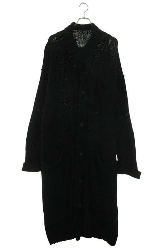 YOHJI YAMAMOTO POUR HOMME 25AW High Neck Cardigan Black Size L