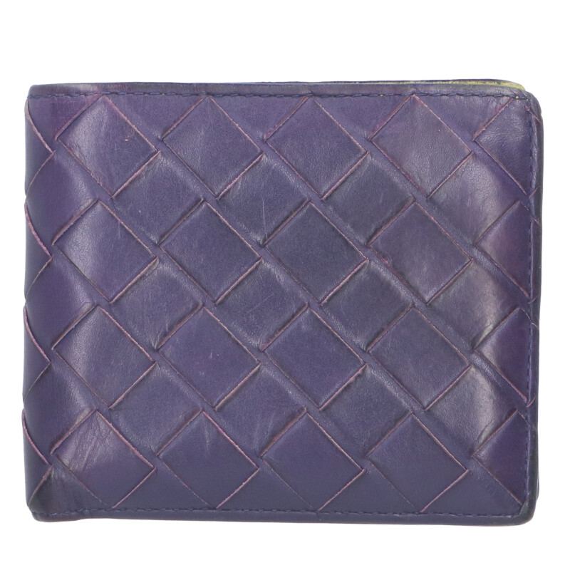 Bottega Veneta Wallet Purple x Yellow