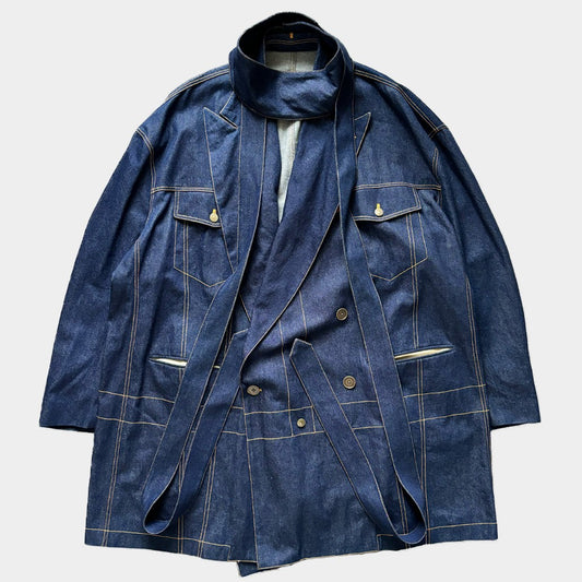 REQUAL 22SS Oversized Denim Jacket Blue Size 2