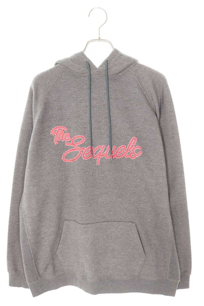 SEQUEL 23AW Logo Print Pullover Hoodie Gray x Multi Size XL