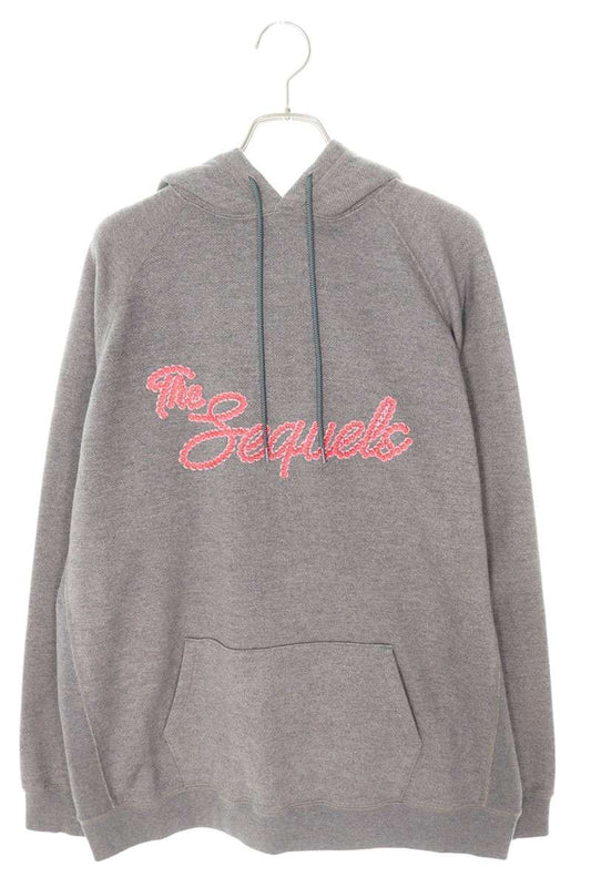 SEQUEL 23AW Logo Print Pullover Hoodie Gray x Multi Size XL