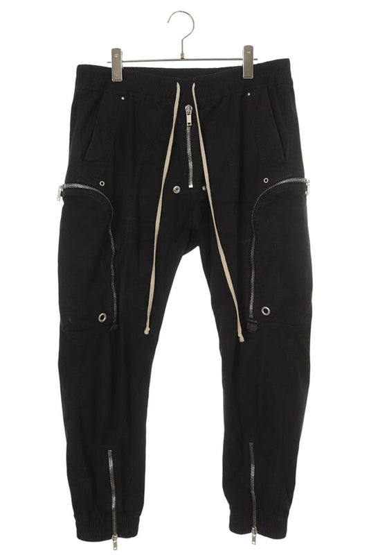 Rick Owens BAUHAUS CARGO TE Long Pants Black Size 52