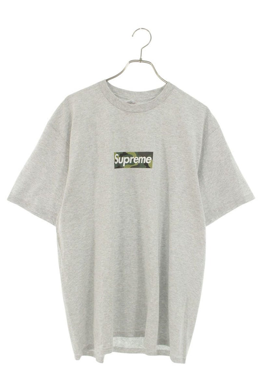 Supreme 23AW Box Logo Tee T-Shirt Gray x Green Size L