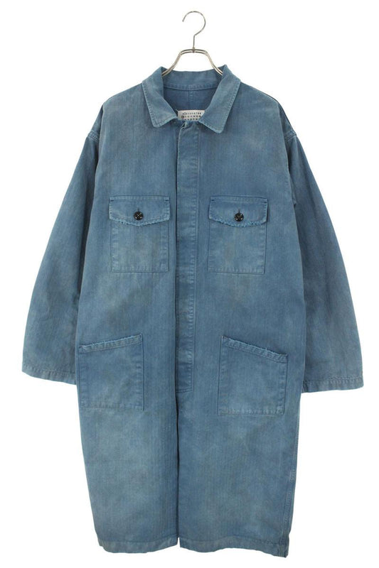 Maison Margiela 25SS Vintage Denim Coat Blue Size M