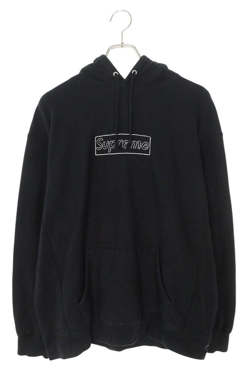 Vintage Supreme Tops - SUPREME x KAWS 21SS Chalk Box Logo Hooded Sweatshirt Size L - Authentic Archive