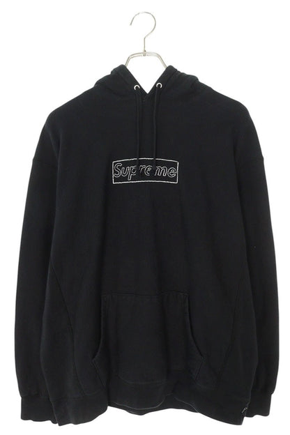 Vintage Supreme Tops - SUPREME x KAWS 21SS Chalk Box Logo Hooded Sweatshirt Size L - Authentic Archive