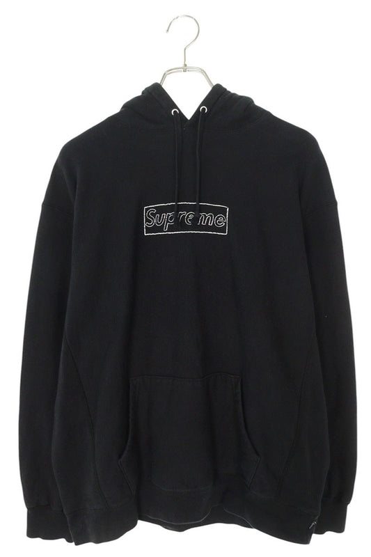 Vintage Supreme Tops - SUPREME x KAWS 21SS Chalk Box Logo Hooded Sweatshirt Size L - Authentic Archive