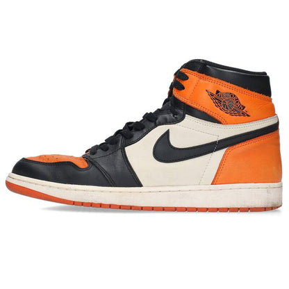 Nike Sneakers Black x Orange x White Size 30cm