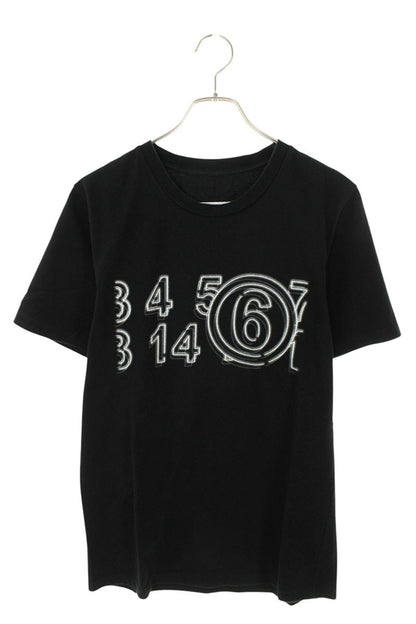 XS S Numbering Logo T-Shirt Black Size XS