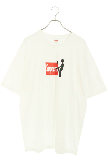 Supreme 25AW Stick Tee Logo Print T-Shirt White Size XL