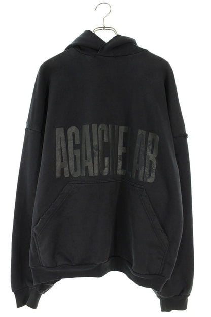 Balenciaga Vintage Pullover Hoodie Black Size XXS