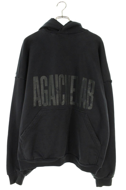 Balenciaga Vintage Pullover Hoodie Black Size XXS