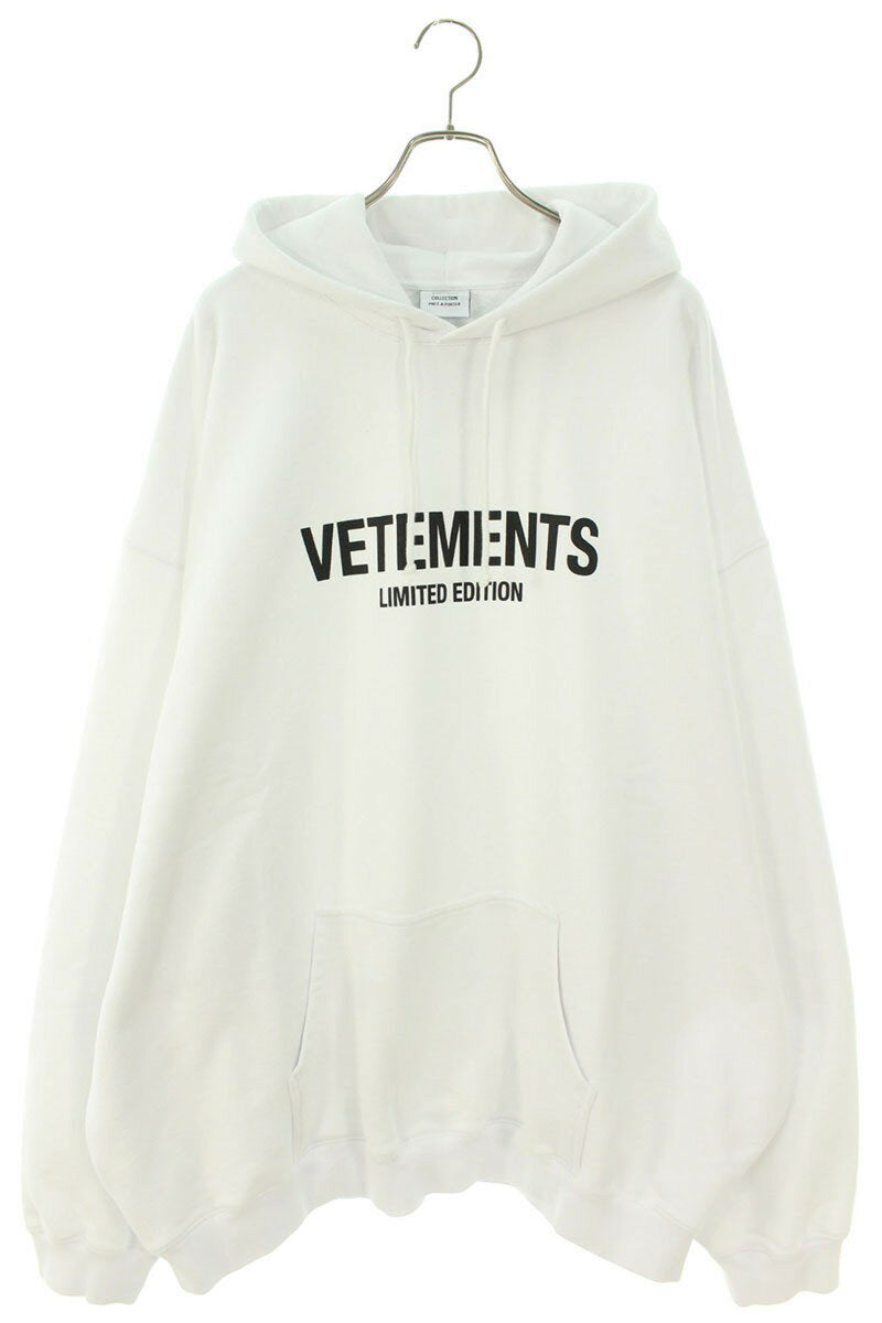 Vetements 24AW Logo Hoodie White Size XL