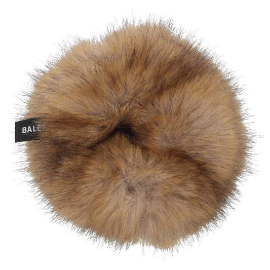 Balenciaga Faux fur scrunchie Brown