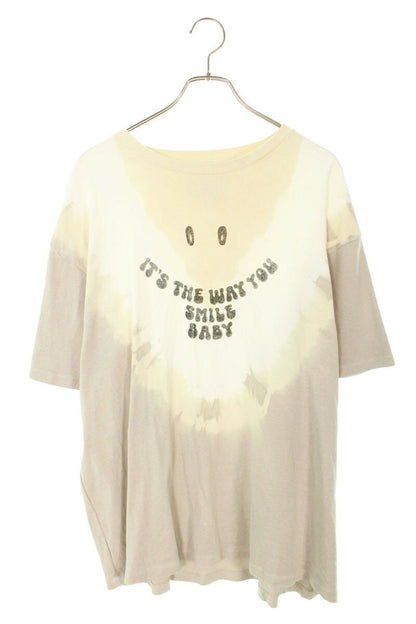 XL SH Tie Dye Logo T-Shirt Beige Size XL