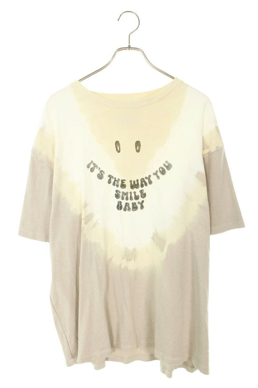 XL SH Tie Dye Logo T-Shirt Beige Size XL