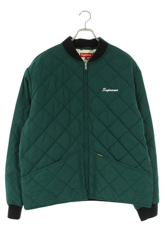 Supreme 19AW dead prez Quilted Work Jacket Blouson Green Size XL