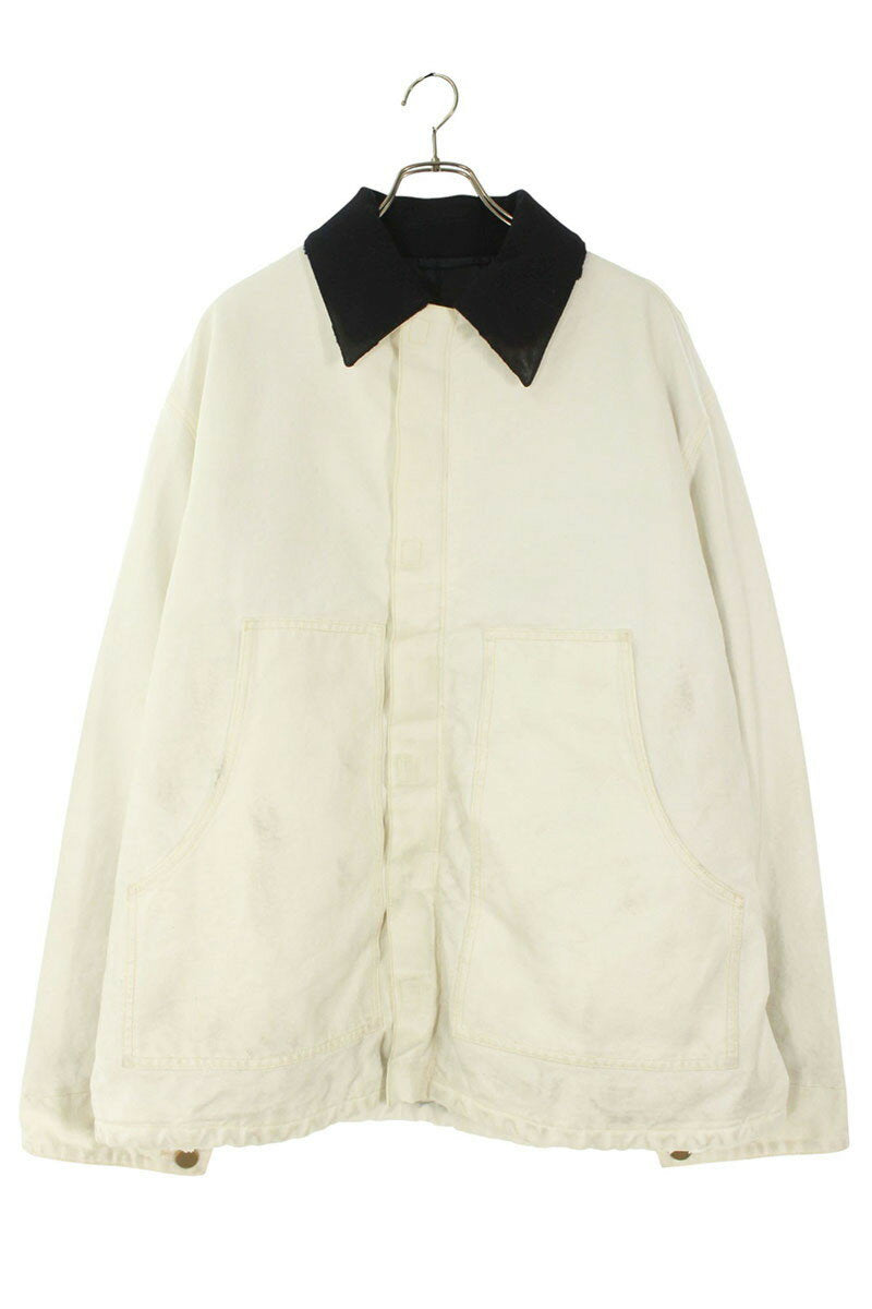 Prada 24AW Vintage Blouson White x Blue Size L