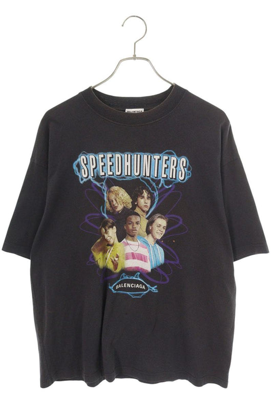 Balenciaga Print T-Shirt Black Size XS