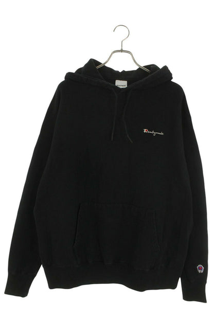 READYMADE Logo Embroidered Hoodie Black Size L