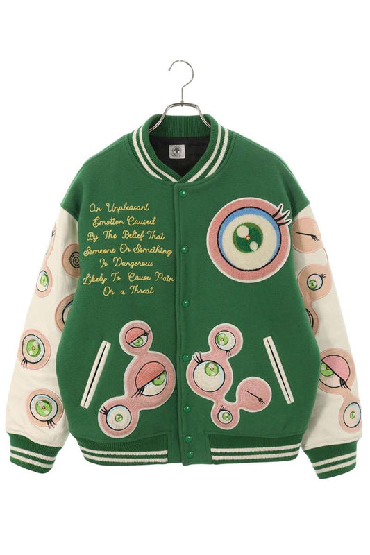 Saint Michael x MURAKAMITAKASHI 21AW Patchwork Jacket Green Size M