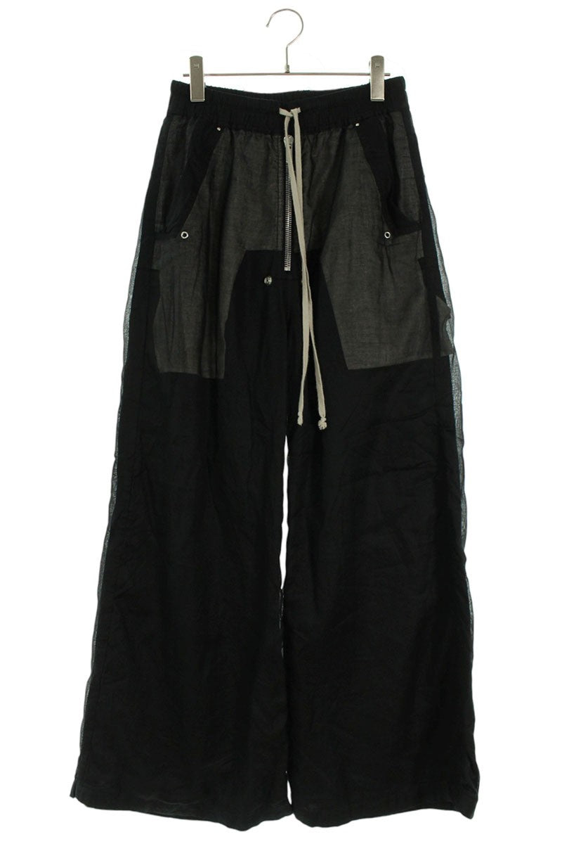 Rick Owens 24SS OR Wide Long Pants Black Size 46