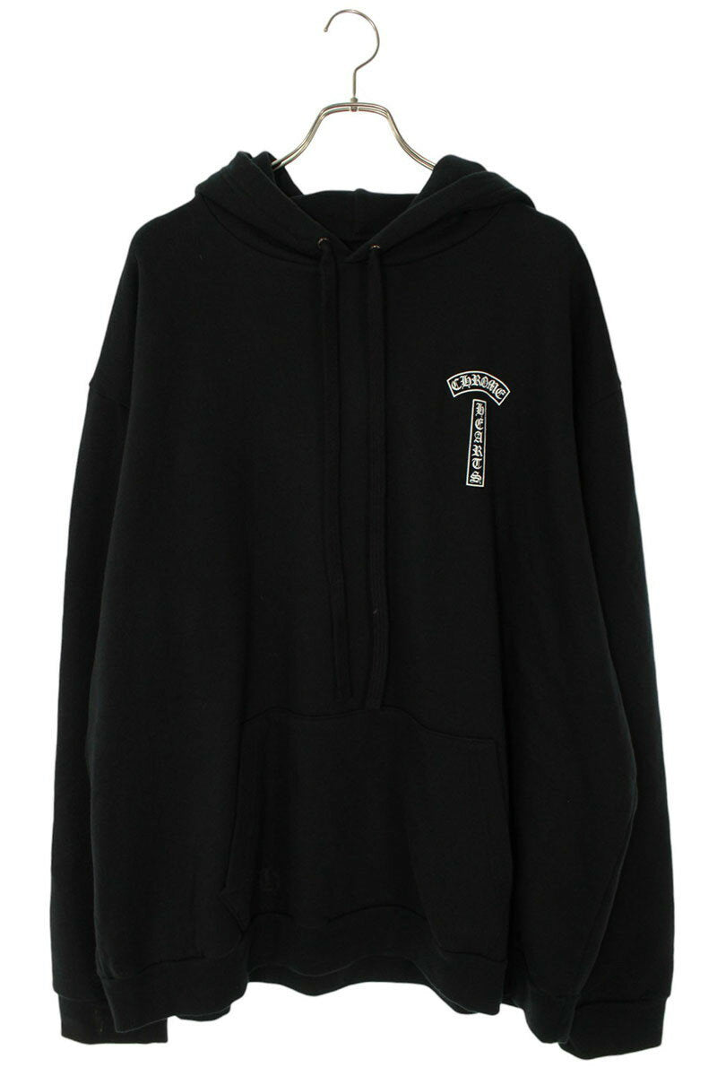 Chrome Hearts SWTSHRT PLVR Logo Print Hoodie Black Size XXL