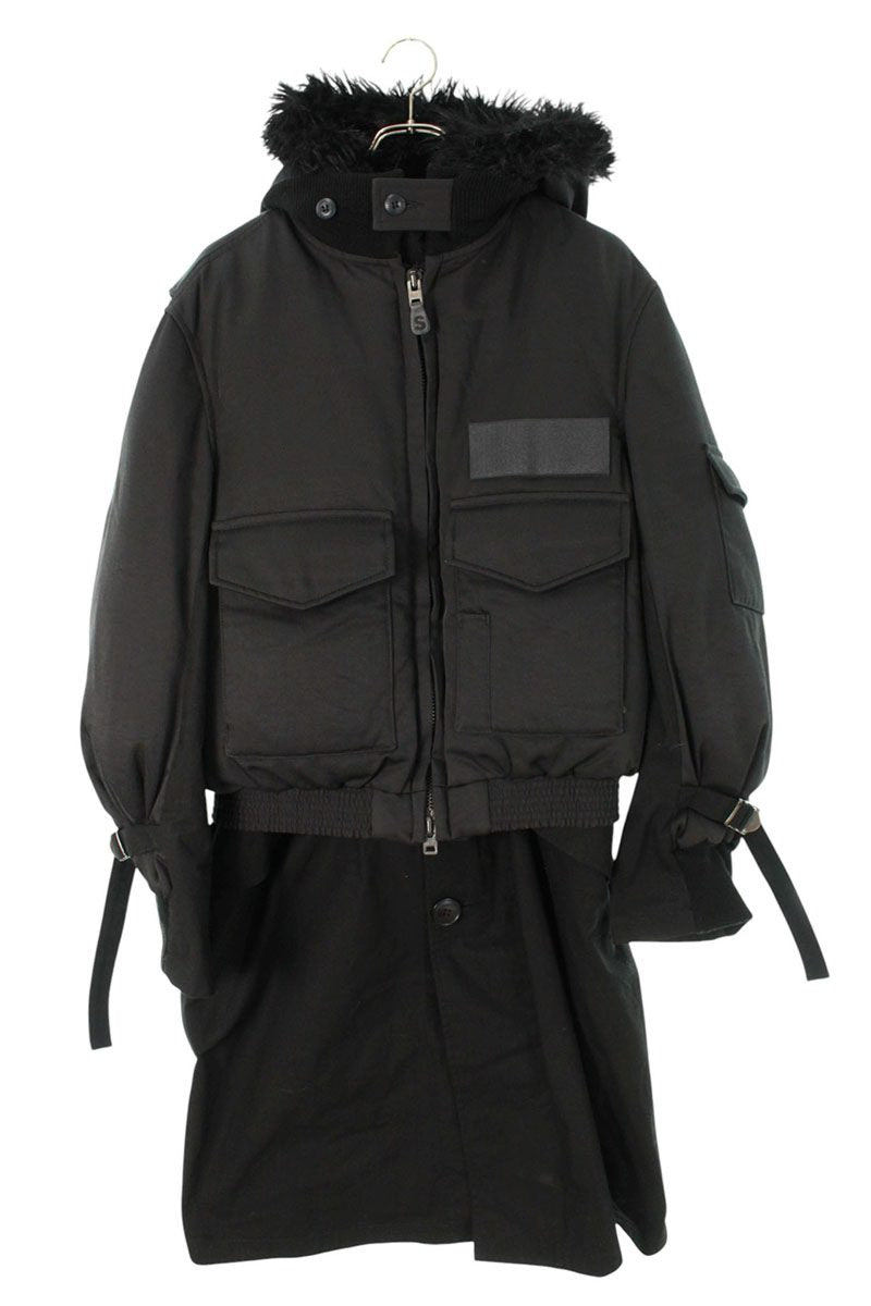 Sacai x SPIEWAK 24AW Coat Black Size M
