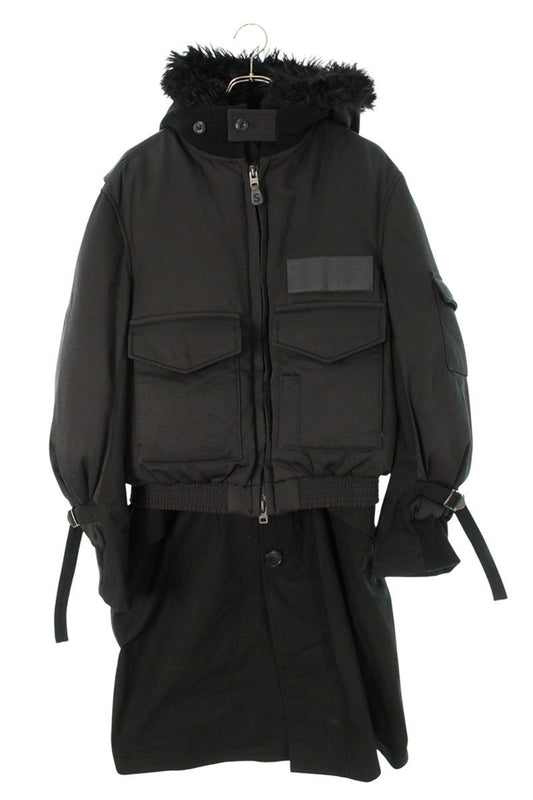 Sacai x SPIEWAK 24AW Coat Black Size M