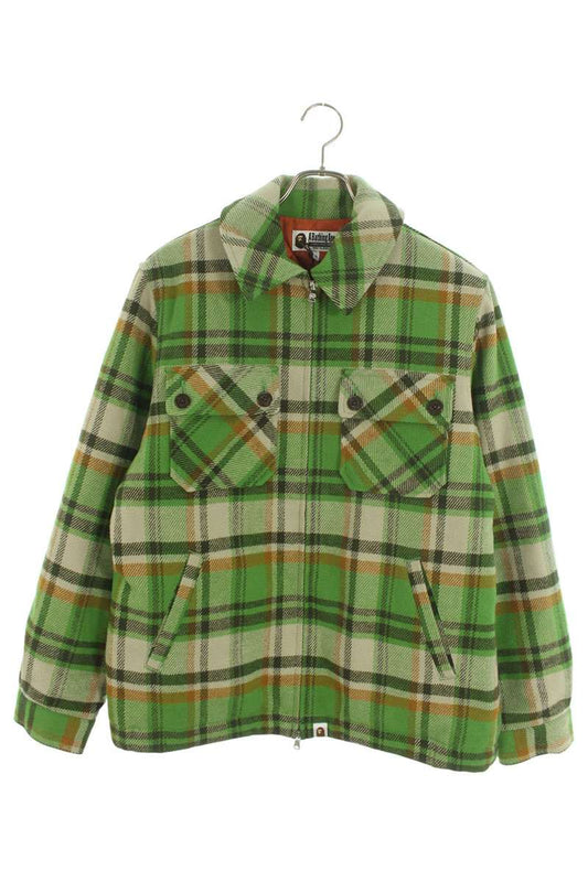 Bape Zip Up Jacket Green Size M