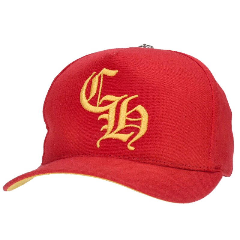 Chrome Hearts Logo Embroidered Hat Red