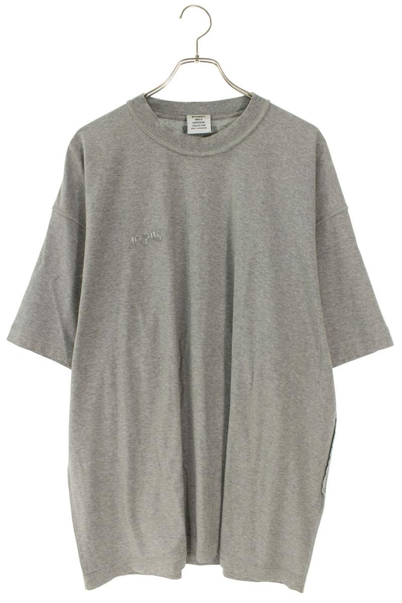 Vetements T-Shirt Gray Size L