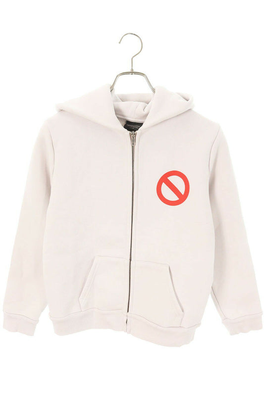 Balenciaga BFRND Zip Hoodie Gray Size L