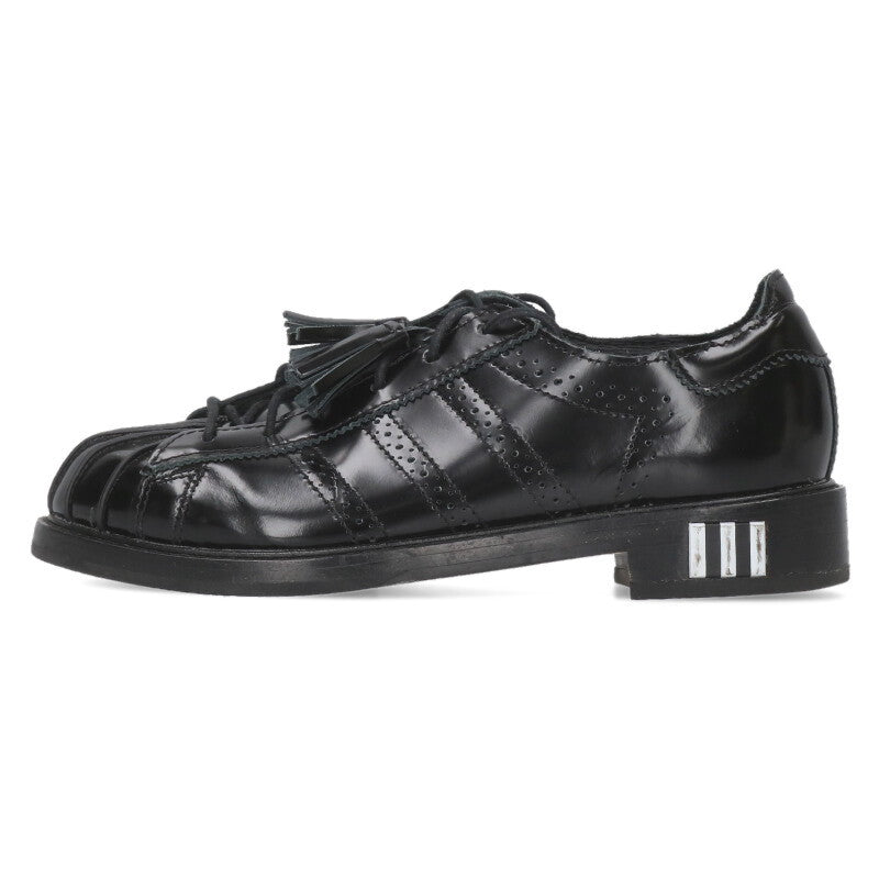 CLOT x Adidas Super Star Leather Shoes Black Size 24cm