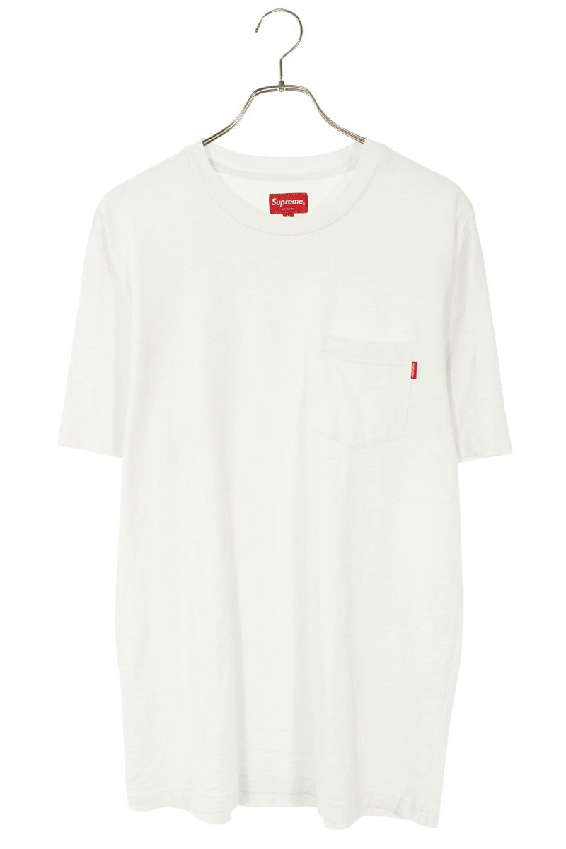SUPREME Pocket T-Shirt White Size M