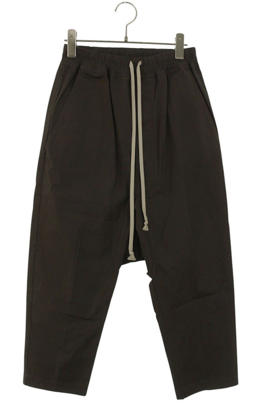 Rick Owens 25AW DRAWSTRING CROPPED TE Long Pants Brown Size 44