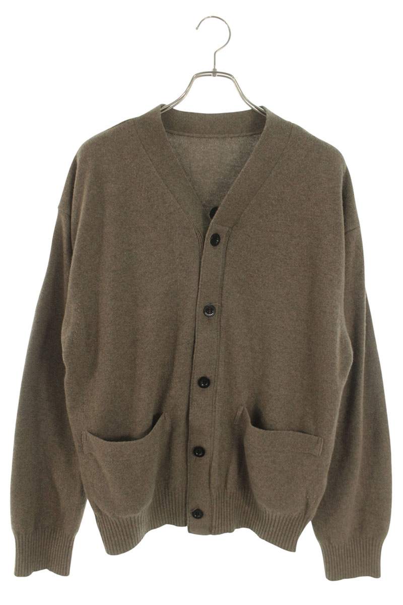 Sacai MADSAKI V V-Neck Cardigan Brown Size M