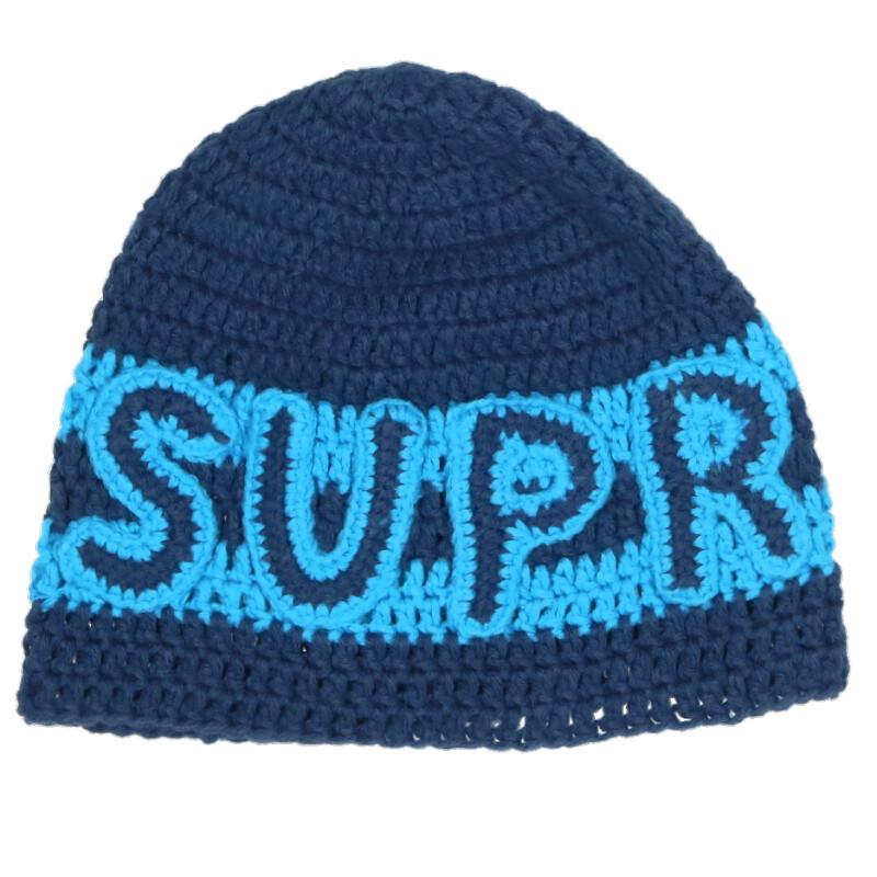 Supreme 25AW Logo Beanie Blue Size ONE