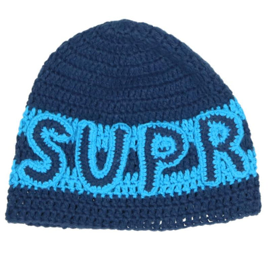 Supreme 25AW Logo Beanie Blue Size ONE